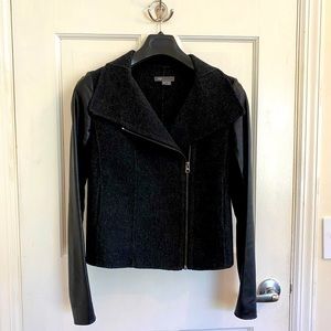 Vince wool and leather jacket